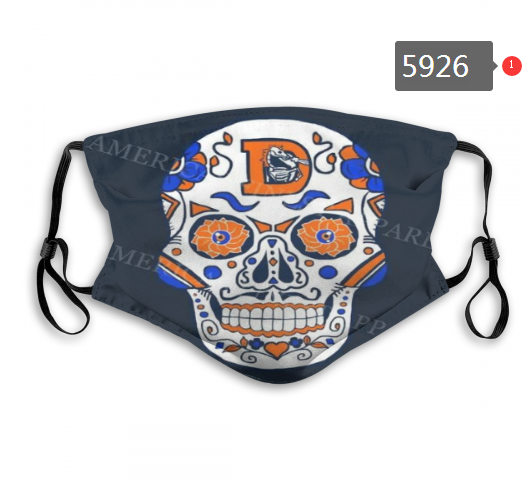 2020 NFL Denver Broncos #2 Dust mask with filter